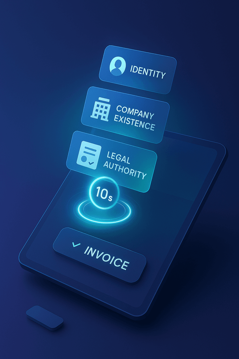 E-commerce B2B : vérifiez l’acheteur en 10 secondes (et arrêtez de bloquer le crédit pendant 10 jours)