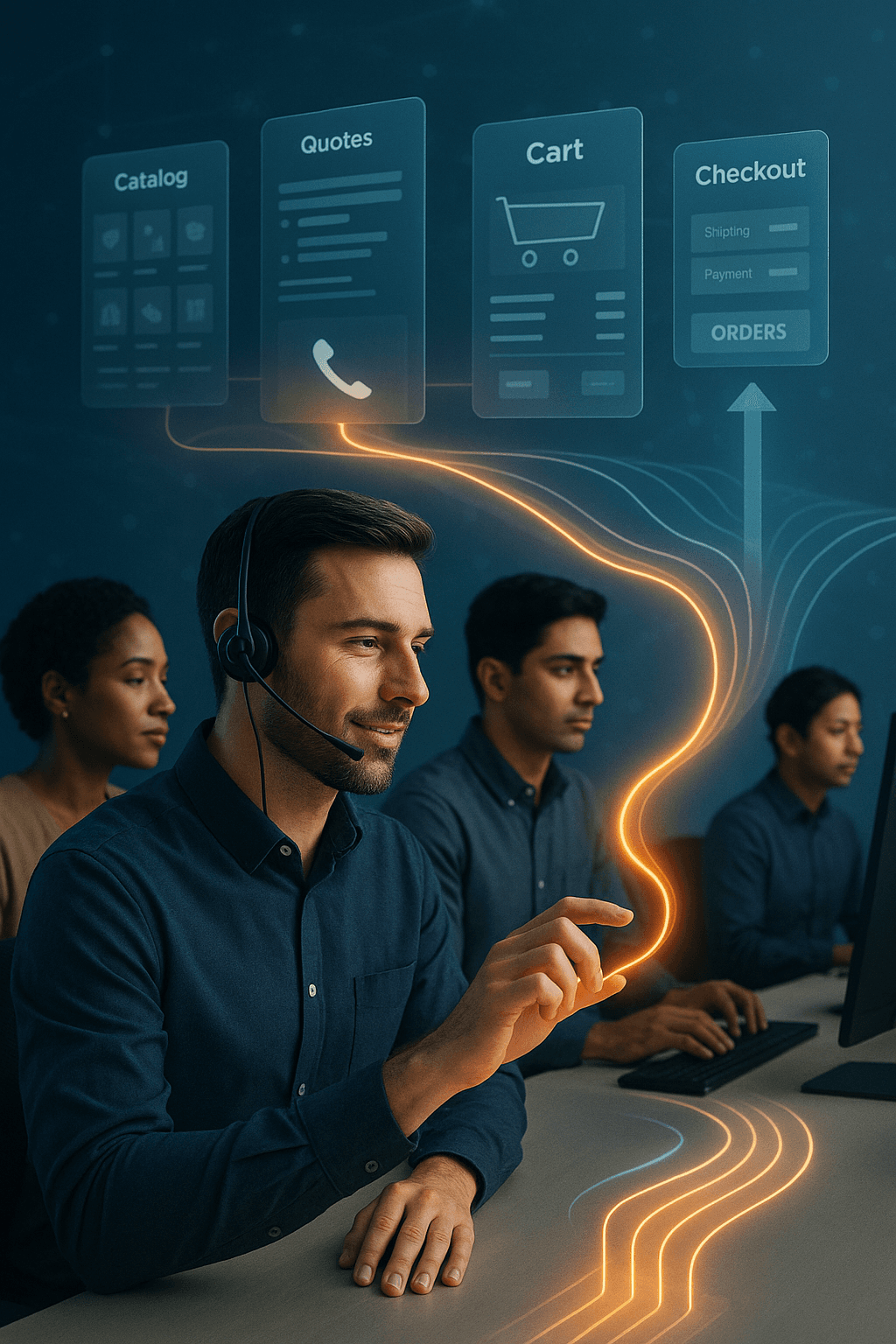 E-commerce B2B : l’automatisation ne tue pas le support… elle peut créer votre prochain avantage (et des emplois)