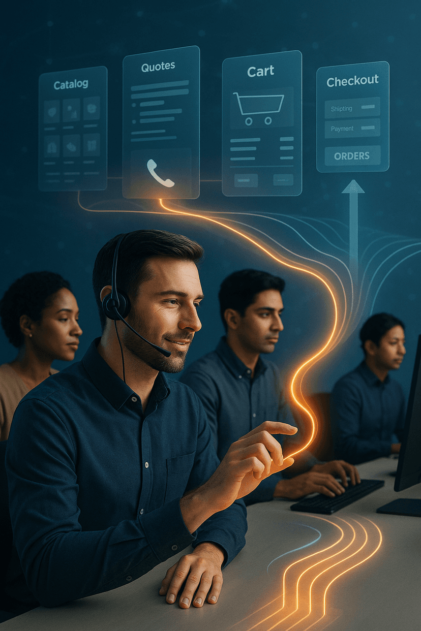 E-commerce B2B : l’automatisation ne tue pas le support… elle peut créer votre prochain avantage (et des emplois)